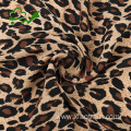 75D leopard printed chiffon polyester crepe fabric